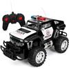 Generico Fuoristrada Polizia Telecomandato Auto Polizia Giocattolo Radiocomando Auto Radiocomando RC Police Force Car Radiocomandata Macchina Telecomandata Bambini Fuoristrada 4x4 SUV Truck RC (a)