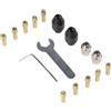 HaloModora Mandrino per trapano senza chiave per utensili rotanti, set di adattatori a cambio rapido da 0,5-3,2 mm, pinze in metallo per attività di perforazione, rettifica e lucidatura