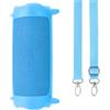 Lebakort Siliconica Caso Custodia per JBL Flip 7 Portatile Speaker (Blu chiaro)