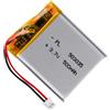 Winfox Batteria LiPo 3,7 V 500 mAh 503035 con connettore 2P-PH, batteria ricaricabile ai polimeri di litio per altoparlanti Bluetooth, Dash Cam, Wearables e dispositivi elettronici
