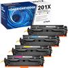 colorfly Toner 201X Compatibile con HP 201X 201A CF400X CF400A M277dw | per HP M277dw M277n M252dw M277 M274n M252n M252 M277c6 CF401X CF402X CF403X CF401A CF402A (4 pack)