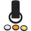 HEEPDD Lente Fotografia Acquario Marino Corallo Kit Filtro Macro per Smartphone, Obiettivo Cilindrico Subacqueo 4K con Filtro Arancione 5cm, 10X Ingrandimento Senza Distorsione per Android