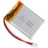 Winfox Batteria LiPo 3,7 V 650 mAh 603040 con connettore 2P-PH, batteria ricaricabile ai polimeri di litio per altoparlanti Bluetooth, Dash Cam, Wearables e dispositivi elettronici