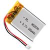 Winfox Batteria LiPo 3,7 V 180 mAh 402030 con connettore 2P-PH, batteria ricaricabile ai polimeri di litio per altoparlanti Bluetooth, Dash Cam, Wearables e dispositivi elettronici