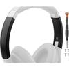 SOULWIT Archetto Coperchio Laterali Cursore Esterno e Interno per Anker Soundcore Life 2 (Non adatto a Life 2 Neo)/Q20/Q20+/Q20I/Q20BT Cuffie, Ricambio Auricolari Parte di Riparazione Accessori - Nero