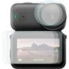 Panlouting 3 Pack | Pellicola Protettiva Vetro Temperato per Schermo e Obiettivo Fotocamera compatibile con DJI Osmo Nano | Ultra Chiaro HD | Resistente ai Graffi