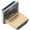 NGFF 1 connettore HDMI standard di tipo A maschio, angolato a 90 gradi, piatto, FPC, compatibile con 1080p, telecamera FPV HDTV, multicottero, fotografia aerea.