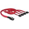 DeLOCK Cable mini SAS 36pin to 4x SATA