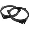 Partuto Kit Distanziatori Altoparlante Tweeter Per Nissan Qashqai 07-20 | Materiale Abs Colore Nero Impermeabile 6.5'' Profondita 19mm Interno 153mm Esterno 195mm Riduce Risonanza Migliora Suono