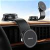 Beeasy Porta Cellulare Auto per MagSafe, Magnetico Supporto Telefono Auto | [Rotazione 360°] [Braccio Flessibile Alluminio] Ventosa Vuoto Porta Telefono Auto Universale per iPhone Samsung Smartphone
