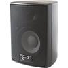 Dynavox AS-301 altoparlanti satellitari, coppia, per home cinema o ufficio, cassa surround compatta, montaggio a parete, nero
