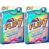 USAopoly Flip 7™ Gioco di Carte | Gioco da Tavolo Compatto per Famiglie | Mix di Fortuna e Strategia | Rapido da Imparare | 94 Carte | Regole in Inglese (Confezione da 2)