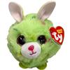 Ty Beanie Balls Kiwi il Coniglietto Pasquale Verde con gli Occhioni Rosa Glitter, Animaletti di Peluche Morbidi e Tondi da Collezionare, 10 cm, T42553
