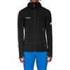 Mammut Taiss Light ML Hooded Jacket Men | Giacca in Pile Sportiva da Montagna da Uomo con Zip e Cappuccio | Nero, S