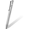 Hamans Penna a sfera in titanio Bolt Action da 12 cm, retrattile, con clip tascabile in acciaio inox, dimensioni compatte, leggera, compatibile con ricariche Parker
