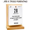 IL CALENDARIO TOP Il calendario DEL TIFOSO FIORENTINO 2027| Un anno di Emozioni Ricordi e Aneddoti | Con Sostegno in Legno | In Confezione Regalo | cm 10x14 | Made in Italy