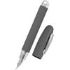 ONLINE Penna stilografica Highway Anthracite I in grigio pastello con pennino in iridio M I per cartucce e convertitore standard I penna stilografica ergonomica per bambini e adulti