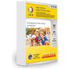 Mr.R - Carta fotografica lucida, 200 g/m², 10 x 15 cm, 102 x 152 mm, formato 4R, 50 fogli, per stampanti a getto d'inchiostro Epson e Canon