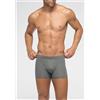 PEROFIL BOXER UOMO PARIGAMBA 4SEASON VPRT00303 GRIGIO MELANGE