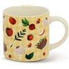 HP ITALIA Srl Neavita Happy Fruits Mug Tazza in Ceramica Giallo
