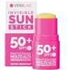 RE-FORME Srl Veralab Invisible Sun Stick SPF50+ Stick Solare Trasparente Water Resistant