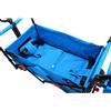 FUXLIFE Carrello manuale FUXTEC FX-CT700 con tettuccio parasole protetto dai raggi UV e maniglia di spinta supplementare