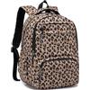 SPAHER Zaino da Viaggio 40x30x15 ITA Airways Iberia Bagaglio a Mano Aereo | 20L Zaino Cabina Impermeabile, Zaini Scuola Casual Leggero, Zainetto Sportivo Uomo Donna, Travel Backpack, Leopardo Khaki