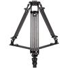 SIRUI BCT 2203 - Treppiede broadcast con borsa senza testa (10x Carbon 75 mm livello Ierhalb Bowl altezza 160 cm, peso 3,7 kg/carico massimo 10 kg/nero