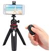 SIXRUN Treppiede per Telefono Cellulare, Capacità di Carico 3KG con (BLACK) | Testa a sfera per fotocamera PC in ABS, supporto per selfie live streaming regolabile, design con piedini di stoccaggio,
