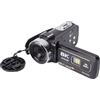 Glaeptio Videocamera 8K, Videocamera da 64 MP, Zoom Digitale 18x | con Touch Screen da 3 Pollici, WiFi e Webcam per Vlog, Luce LED Integrata, Supporto Microfono Esterno, Tipo C