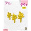 Nellie's Choice Fustella, Rami, 3 x 5 cm Fustelle, per Creare Biglietti, Natale, Scrapbooking, Fai da Te, DIY