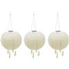 LUMI JARDIN Set di 3 lanterne solari ∅30cm HIMALAYA