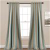 Lush Decor Julia - Coppia di tende oscuranti per finestra, 241,3 x 132,1 cm, colore: Blu
