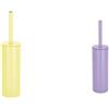 Spirella - Set 2 Scopini WC Akira - Giallo Opaco/Lavanda Opaco