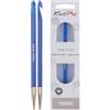 KnitPro 6,50 Millimetri Acrilico Trendz Afghan/tunisino fine Uncinetto per la Singola, Blu