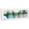 Scheepjes - Scheepjes Candy Floss Mint Filato di Cotone Mercerizzato Biologico Colore Pack - 10x20g