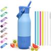 JAPORIA Bottiglia Isotermica 700ml in Acciaio Inox, Borraccia Termica Inox con Tappo Ermetico, Borraccia Sportiva per Bevande Calde e Fredde