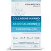 Granions Collagene Marino con Acido Ialuronico 750 mg 60 Compresse Q10 - Granions | Collagene marino, acido ialuronico 200 mg, coenzima Q10 50 mg ed elicriso, per pelle, capelli e articolazioni