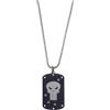 Marvel Collana in acciaio inox con ciondolo Spider-Man/Thanos/Avengers/Black Panther per bambini, lunghezza 56 cm