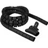 Delock Guaina copricavi a spirale Delock 2,5mx25mm Nero [18837]