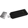 Kingston Pen drive 256gb Kingston DataTraveler 70 a Usb-C 3.0/200mb/s/Nero [SGKIN3256DT7001]