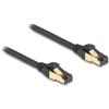 Delock Cavo di rete Delock RJ-45 Cat.6a S/FTP mit Cat.7 0.5m 600 MHz Nero [80247]