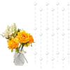 GEFIRE 18 Pezzi Perle Trasparente 1.2M Floating Pearls Beads Centrotavola Natalizio Perle Galleggianti per Vasi per Vaso Riempitivo per Bottiglie d'Acqua Matrimonio Decorazione Centrotavola