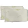 ItalGuanciali, Coppia di cuscini memory foam,13 cm, Aloe Vera
