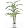 Maia Shop Palma Areca 180 cm - Pianta Artificiale da Interno | Pianta Artificiale Alta con Foglie Realistiche per Casa Soggiorno Ingresso Ufficio - Vaso Nero Incluso