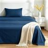 VKZ Set Lenzuola Singolo Cotone con Angoli, Completo Letto Singolo in Puro Cotone per Biancheria da Letto Confortevole e Durevole,OTTANIO