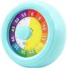 METINFUS Timer visivo per bambini, 60 minuti, conto alla rovescia, sveglia a breve termine, strumento di gestione del tempo per promuovere ADHD e autismo per la scuola materna, cucina, aula
