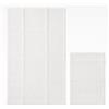Corredocasa - Set 2 Asciugamani Bagno in Misto Lino Ricamato Bianco - Coppia Asciugamano Viso 70x105 cm + Ospite 35x55 cm - Eleganti e Raffinati, Made in Italy (Fantasia 3)