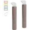 Novelfun 2 pezzi custodia per tappeti, trasparente, impermeabile, antipolvere, per tappeti, 234 x 51 cm