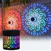 Generic Nuove lampade da parete solari a motivo mandala per esterni 2026 - Luce decorativa in metallo resistente alle intemperie per giardino, patio, cortile e vialetto (set da 4)